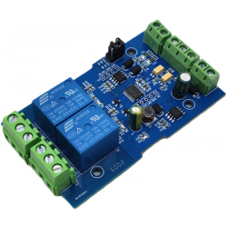 Moduł przekaźnikowy 2 kanałowy Modbus RTU RS485/TTL UART